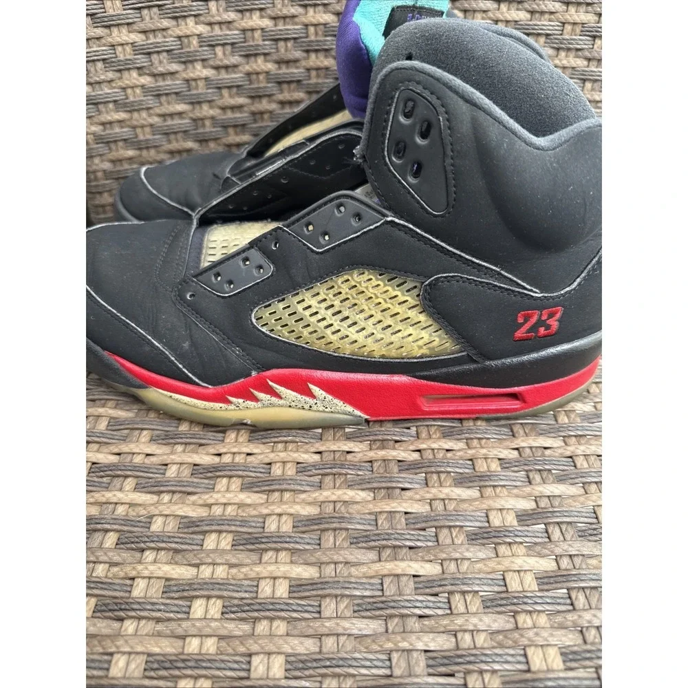 Nike Air Jordan 5 Retro Top 3 Black 2020 Size 11.5 CZ1786-001